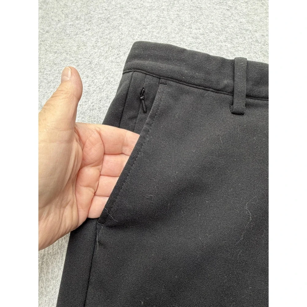 Quince Ultra-Stretch 24/7 Smart Pant Mens 30x30 Black Slim Dress Office LB82362